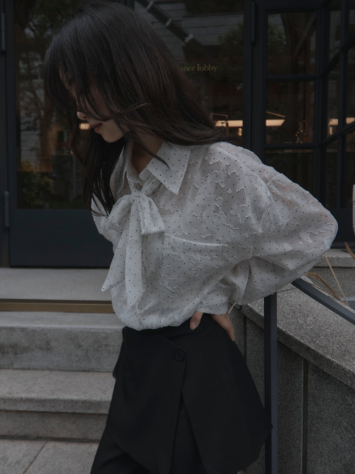 [予約]シアージャガードドットシャツ