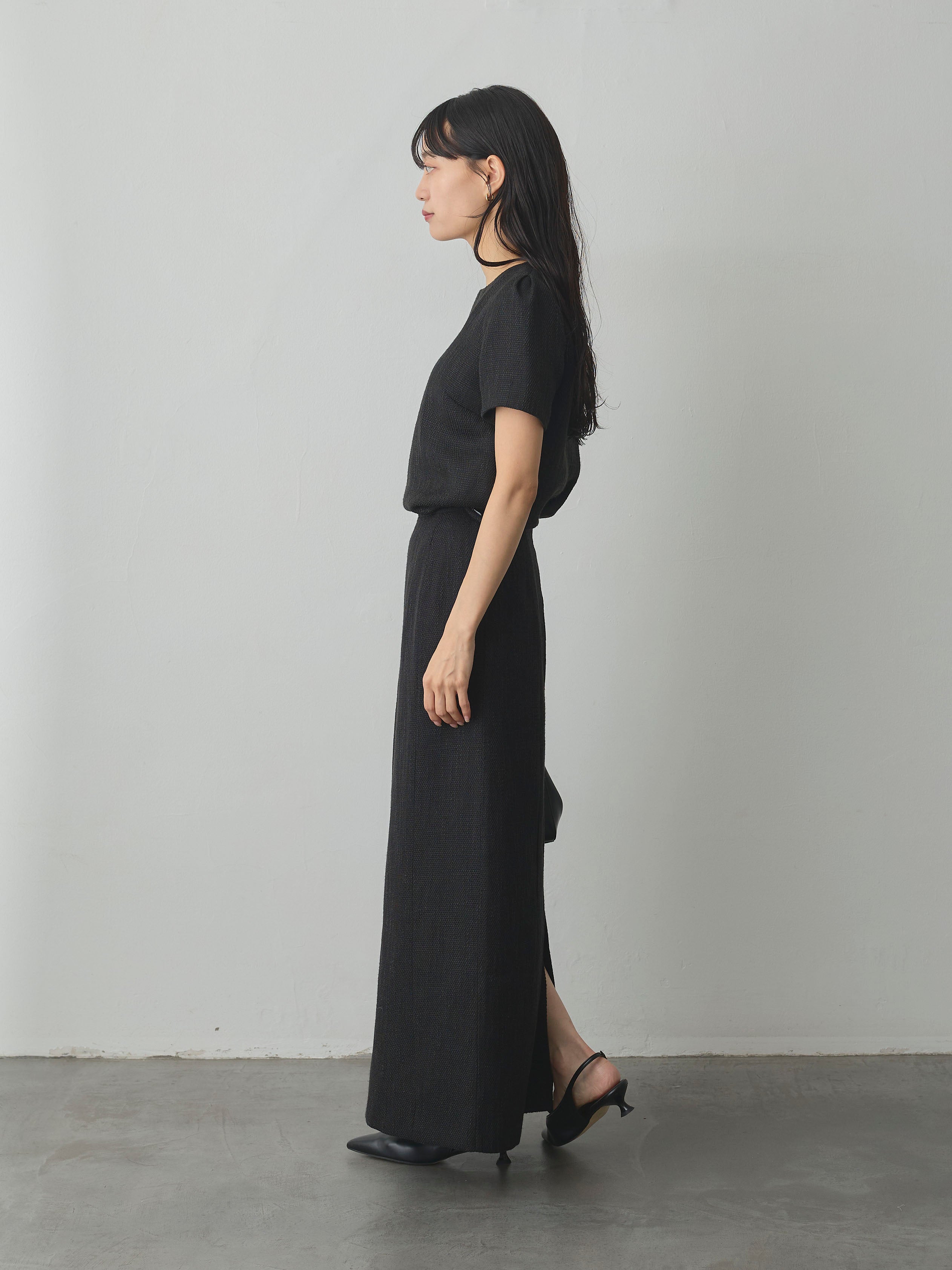 26AW PRE-ORDER】【Essential】ツイードハーフスリーブトップス – nairo