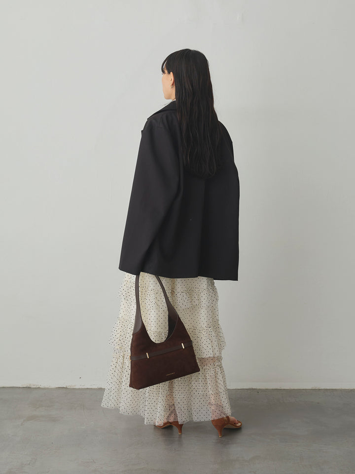 [予約]ドットチュールティアードスカート