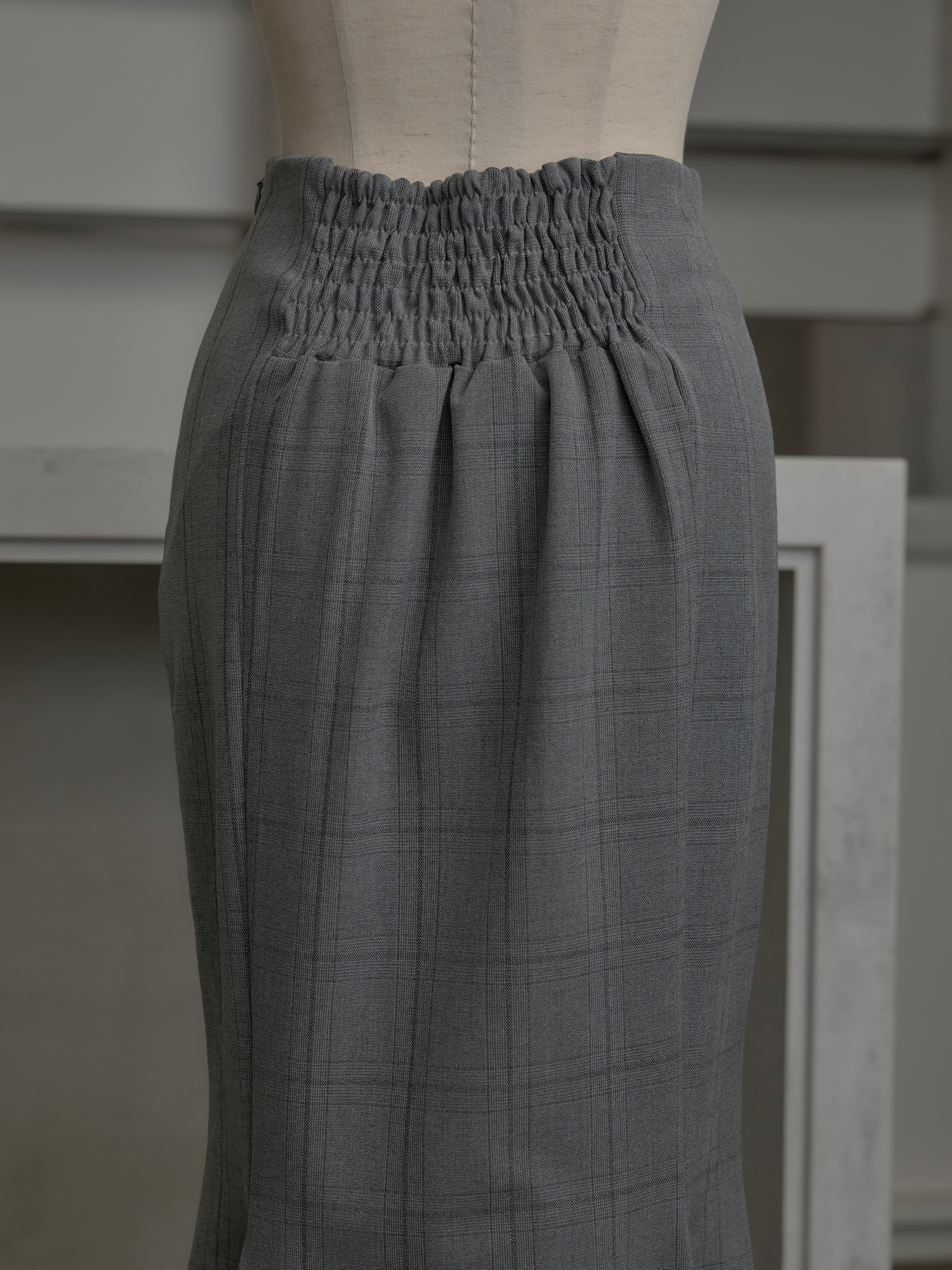 Essential】チェック柄マーメイドスカート – nairo