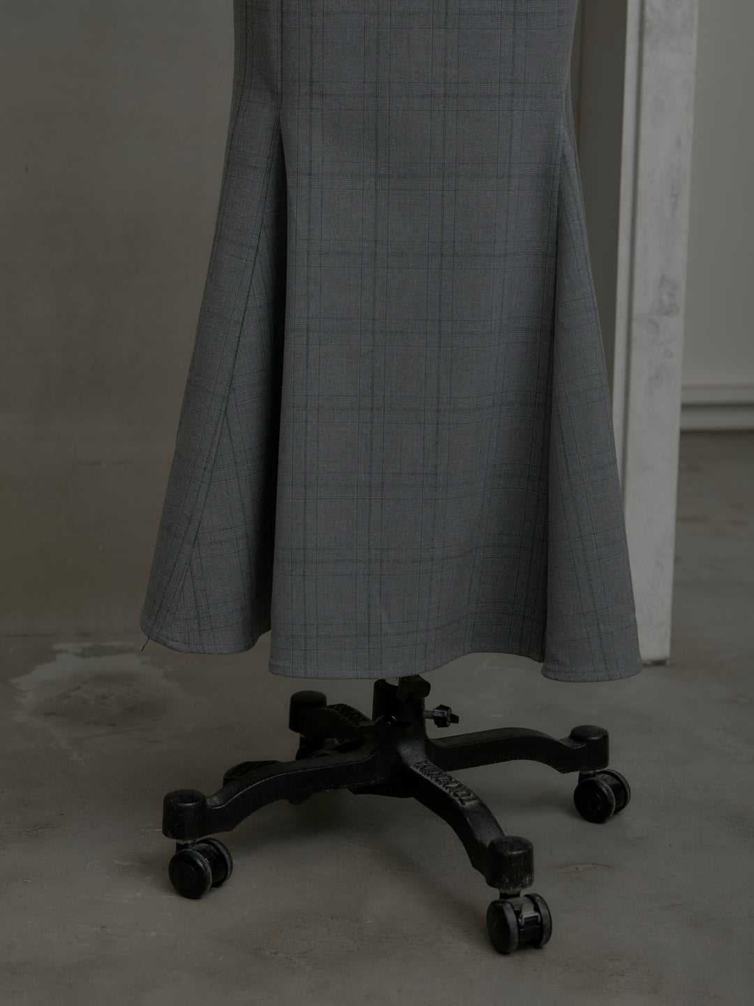 【Essential】チェック柄マーメイドスカート