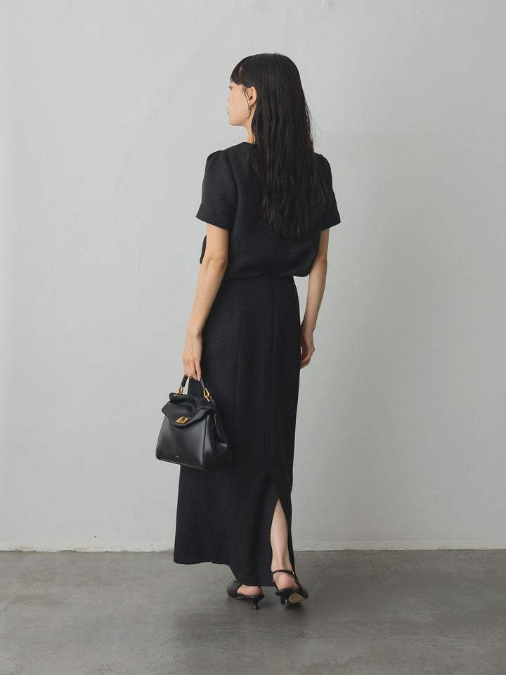 【Essential】ツイードペンシルスカート