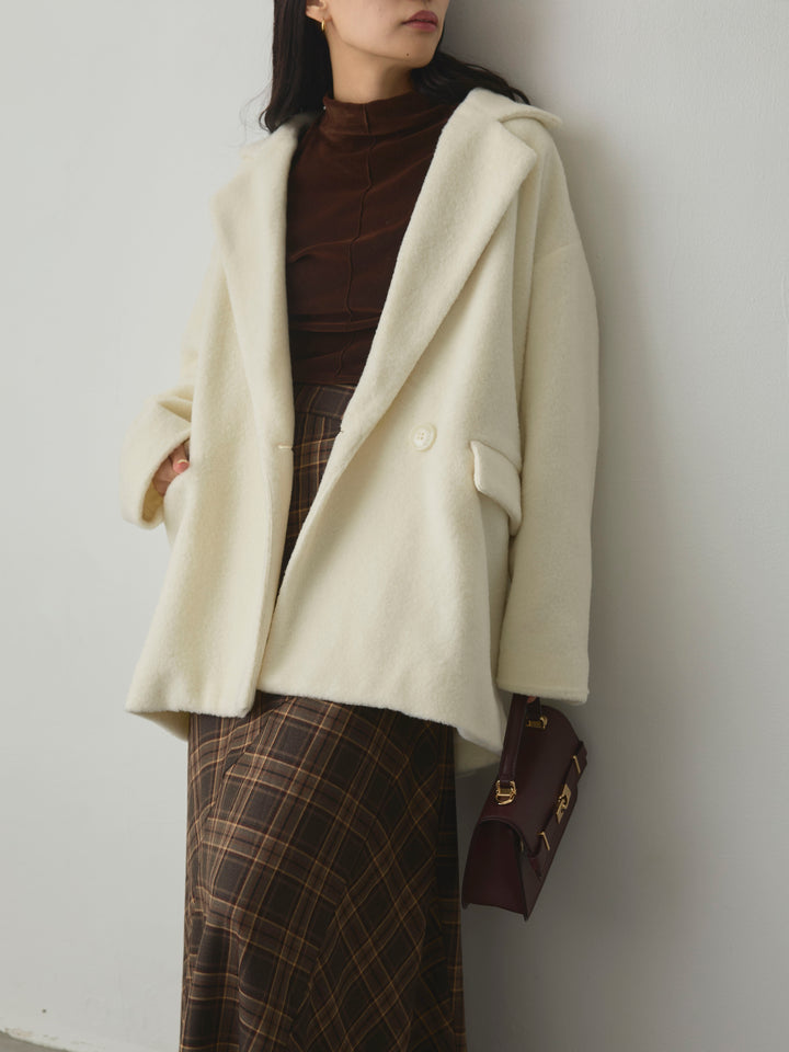 [予約]メッシュベロアノースリーブトップス