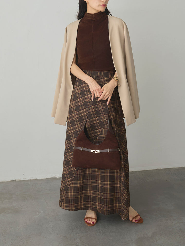 [予約]クラシカルチェックパネルスカート