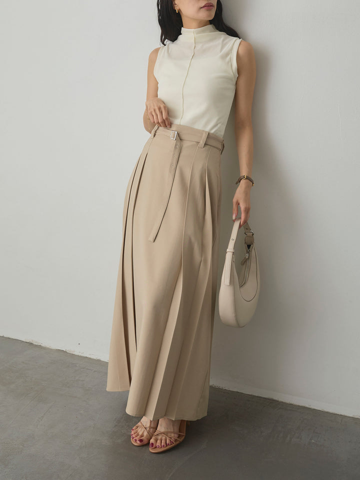 [予約]メッシュベロアノースリーブトップス