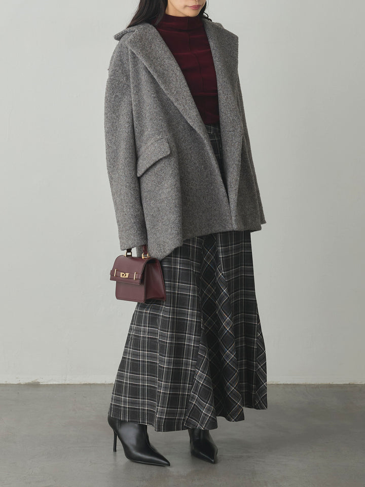 [予約]クラシカルチェックパネルスカート