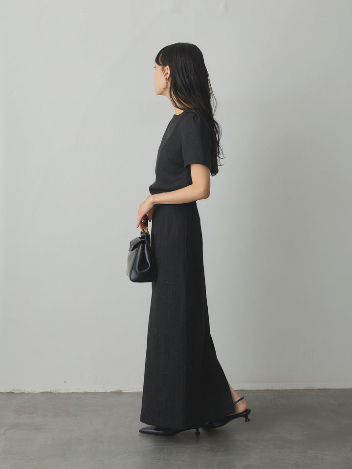 【Essential】ツイードペンシルスカート