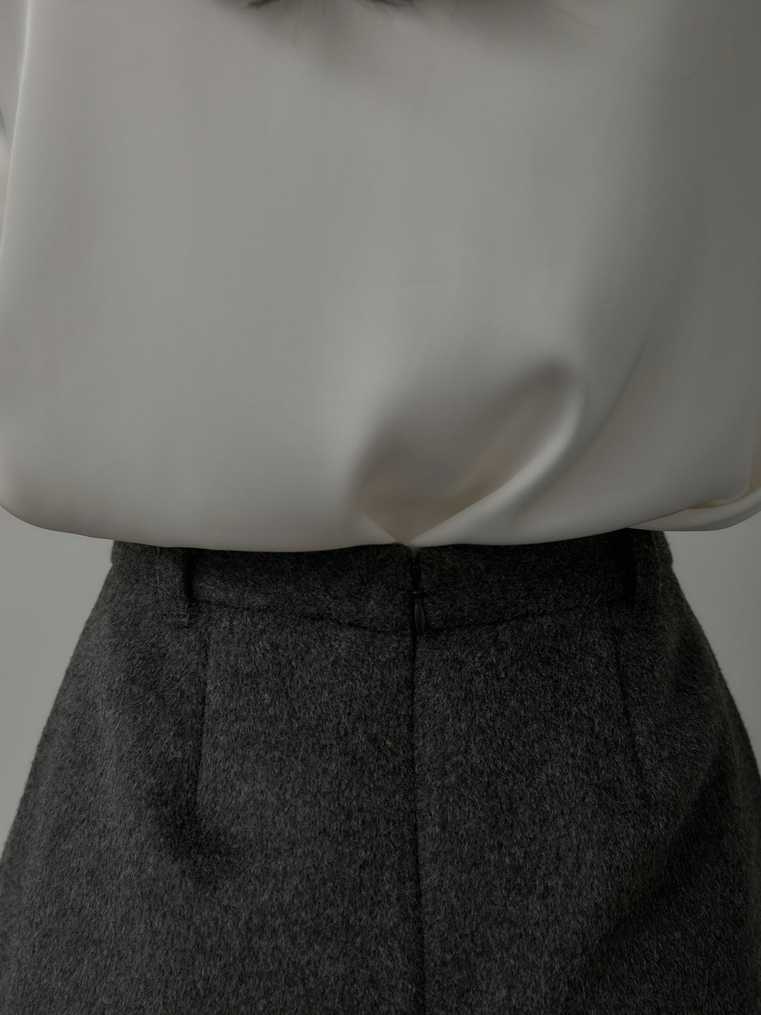 【Essential】ウールタッチミニスカート
