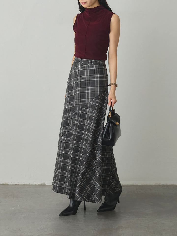 [予約]クラシカルチェックパネルスカート