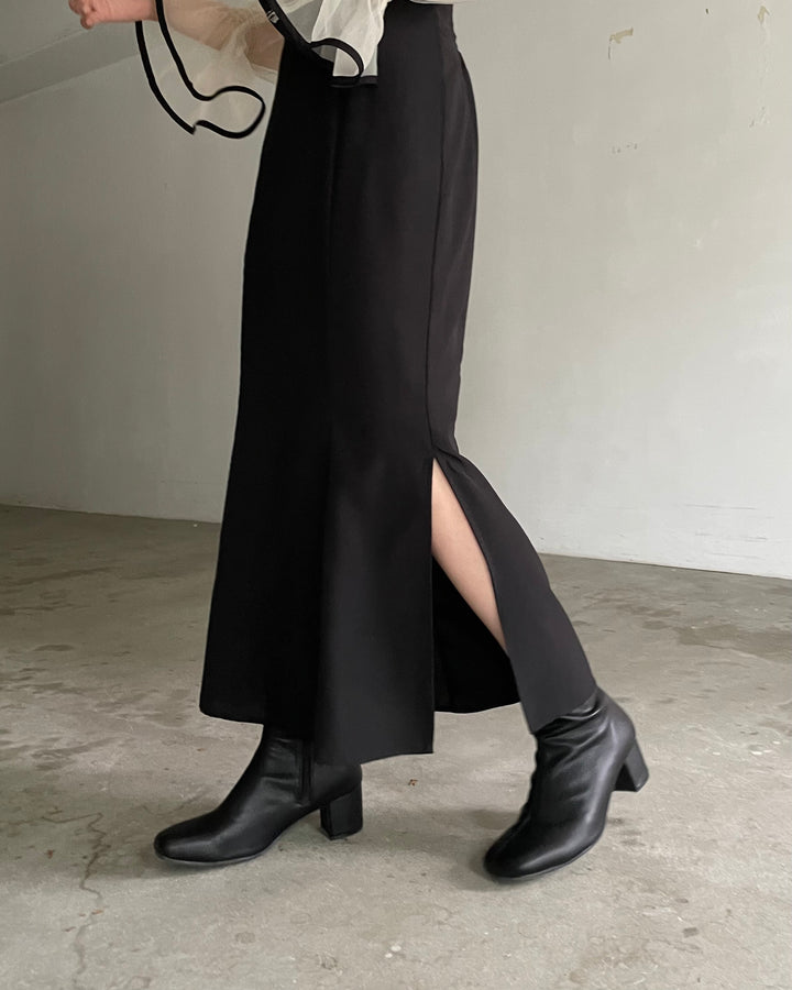 【essential】スタンドカラーマーメイドドレス