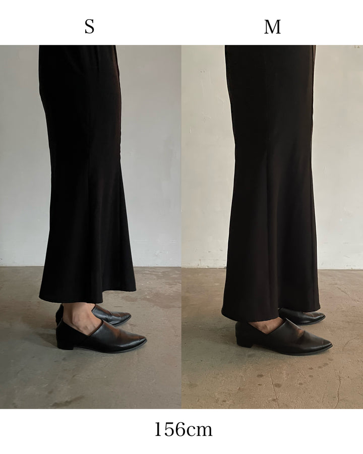 【essential】スタンドカラーマーメイドドレス