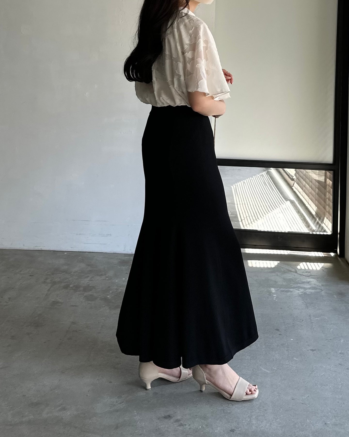 フレアニットマーメイドスカート – nairo