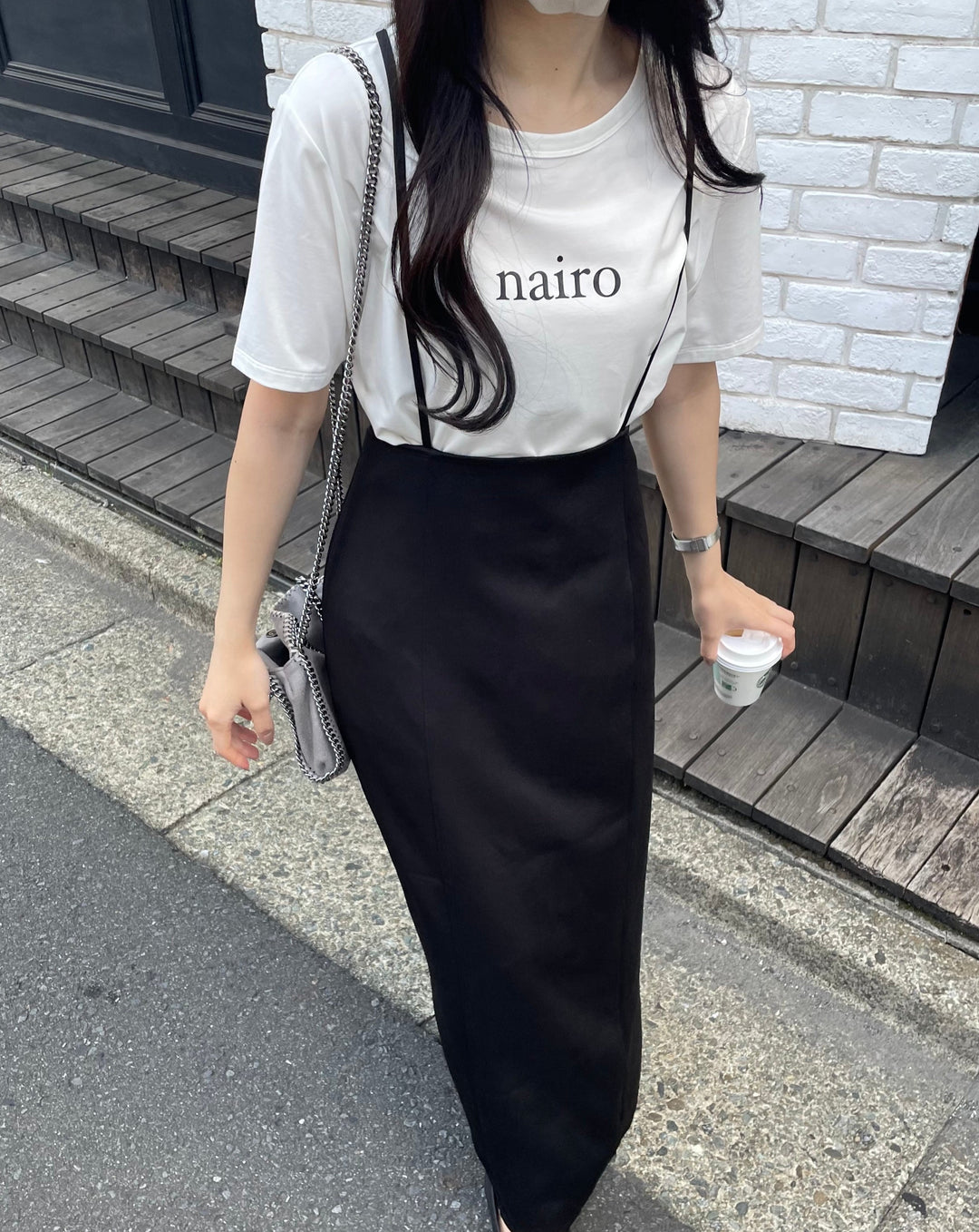 サスペンダーペンシルスカート – nairo