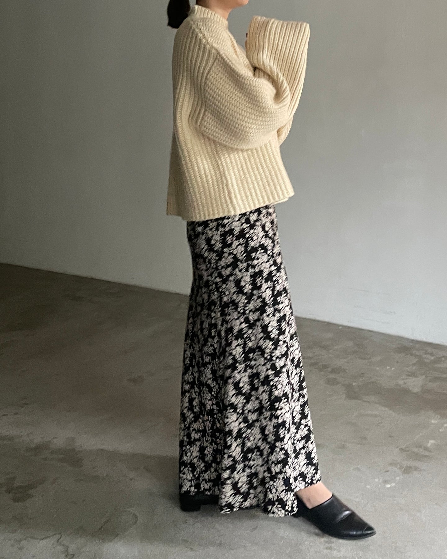 美品】nairo バッグデザインロングスカート Sサイズ - ロングスカート